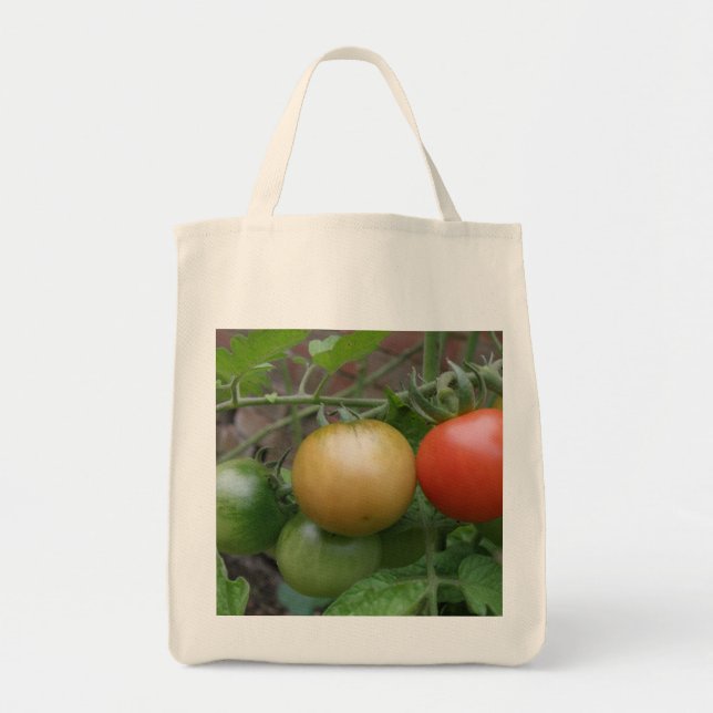Ampel Tomaten/Paradeiser Bio Lebensmittelgeschäft  Tragetasche (Vorne)