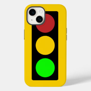 Ampel vor Vorsicht Straßenschild Case-Mate iPhone 14 Hülle