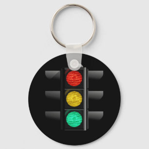 Ampelleuchte Rot Gelb Grün Schlüsselanhänger