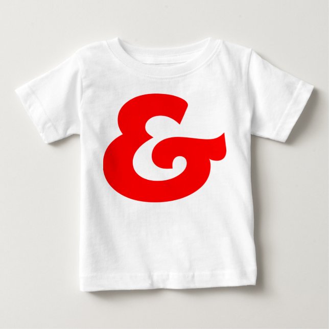 Ampersand Baby T-shirt (Vorderseite)