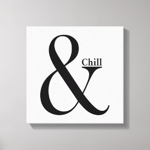 Ampersand Chill Leinwanddruck