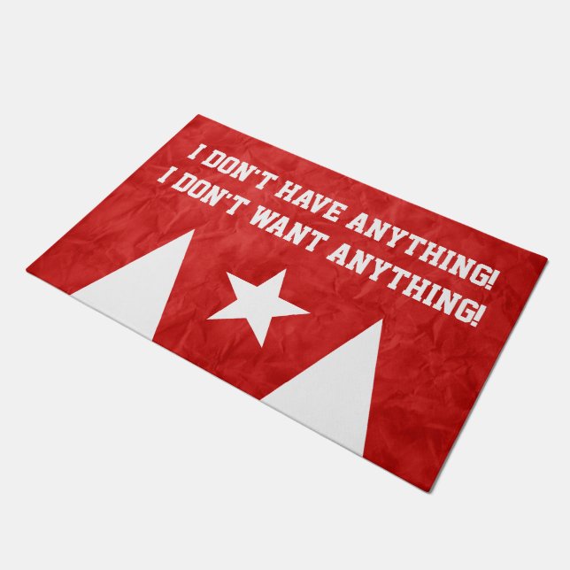 Ampersand - DIY - Fügen Sie Ihr eigenes Zeichen, T Fußmatte (Schrägansicht)