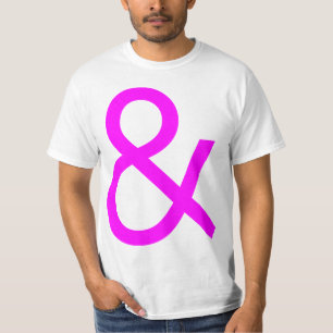 Ampersand - Magenta auf Licht T-Shirt