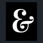 Ampersand Mark Wall Poster<br><div class="desc">Schöne und bejahende Kunstwerke,  die in Ihrem Zuhause oder Büro schön dargestellt werden können.</div>