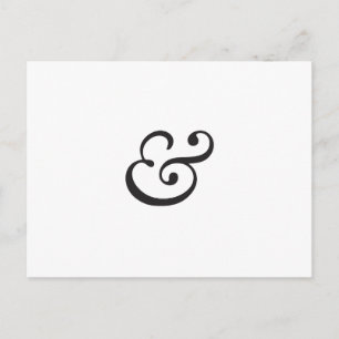 Ampersand Postkarte