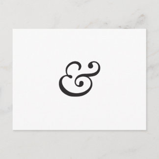 Ampersand Postkarte