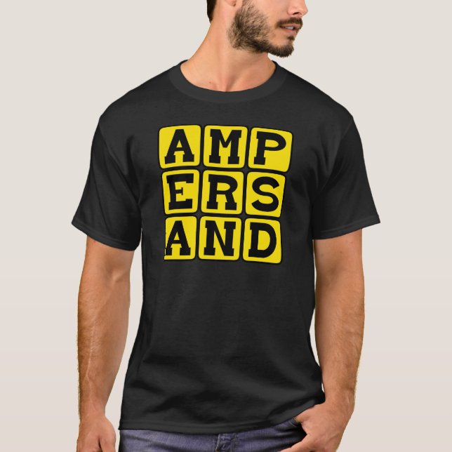 Ampersand, Satzart T-Shirt (Vorderseite)