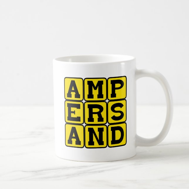 Ampersand, Satzart Tasse (Rechts)