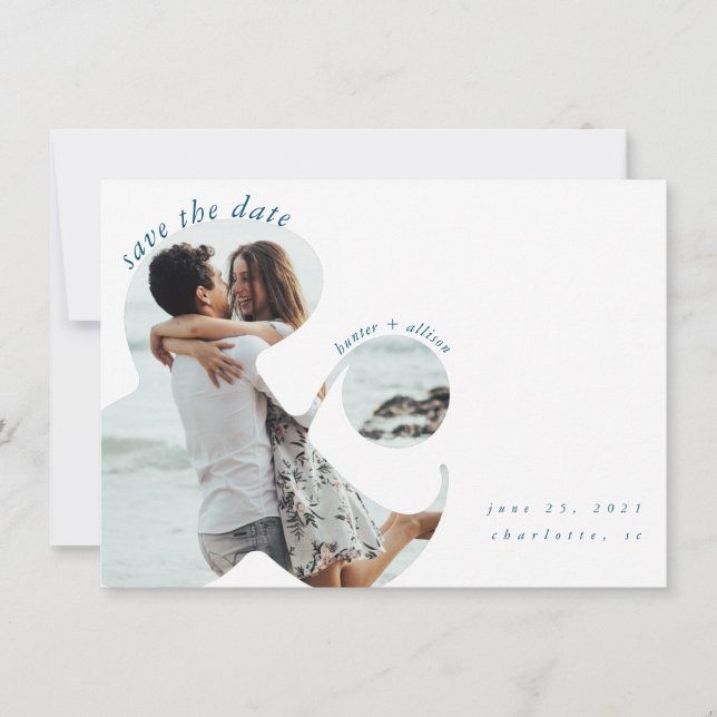 Ampersand | Save the Date Einladung (Vorderseite)