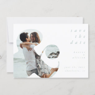 Ampersand Save the Date Einladung