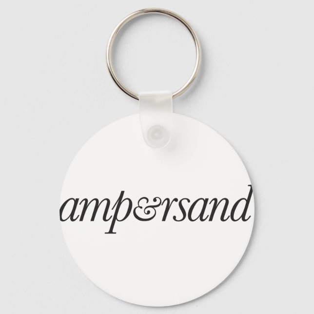 Ampersand Schlüsselanhänger (Vorderseite)