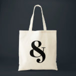 Ampersand-Tasche Tragetasche<br><div class="desc">Ein Ampersand steht für die Verbindung. Vielleicht hat dieses Logogramm eine besondere Bedeutung für Sie. Hol es auf eine Tüte.</div>