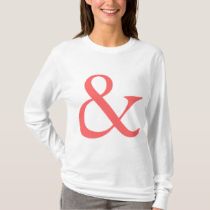 Ampersand - tropisches Rosa T-Shirt