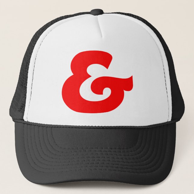Ampersand Truckerkappe (Vorderseite)