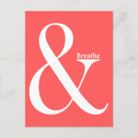 Ampersand und Atmen