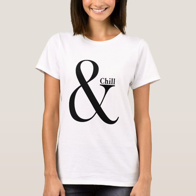 Ampersand und Chill T-Shirt (Vorderseite)