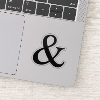 Ampersand-Zeichen Aufkleber