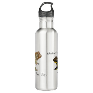 Amphibians, Reptiles & Insects Watercolor Edelstahlflasche