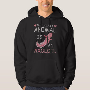 Amphibien-Geist-Tier-Salamander Axolot Hoodie