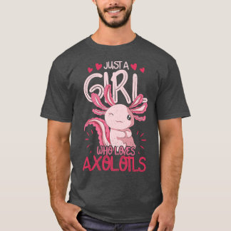 Amphibien in Mexiko Lover Nur ein Mädchen, das Axo T-Shirt