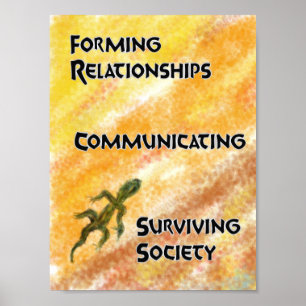 Amphibienautismus: Trockenland Poster