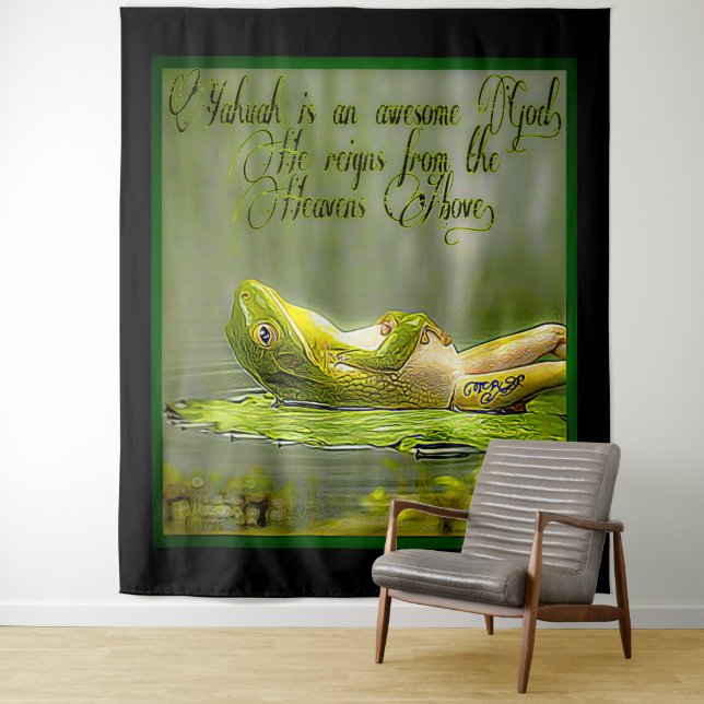 Amphibienmodelle: Frosch Laze 01-02 Wandteppich (Beispiel)