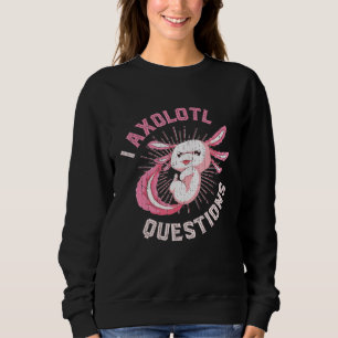 Amphibientier Mexican Salamander Axolotl Sweatshirt