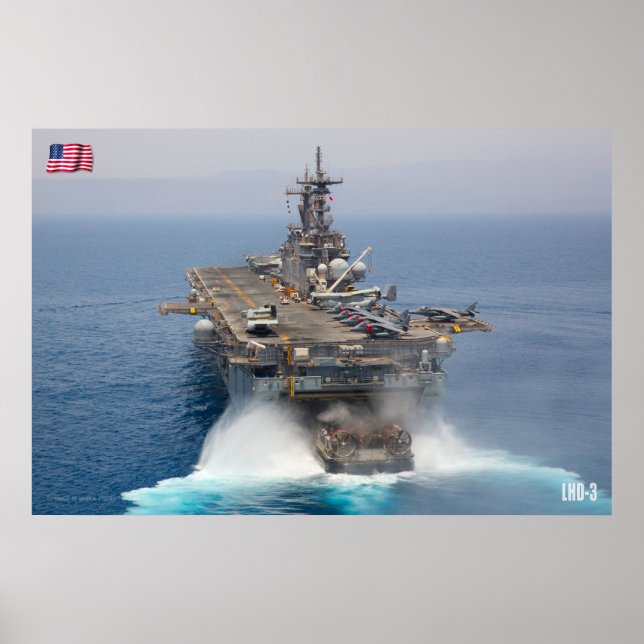 AMPHIBIOUS-ASSAULT-SCHIFF - LHD-3 POSTER (Vorne)