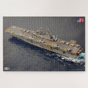AMPHIBIOUS ASSAULT SHIP - LHD 1 (20 x 30 INCH) Puzzle
