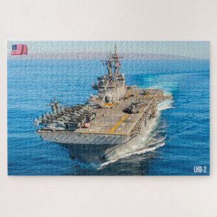 AMPHIBIOUS ASSAULT SHIP - LHD 2 (20 x 30 INCH) Puzzle