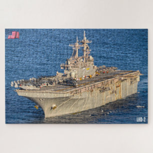 AMPHIBIOUS ASSAULT SHIP - LHD 2 (20 x 30 INCH) Puzzle