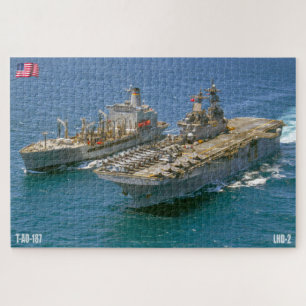 AMPHIBIOUS ASSAULT SHIP - LHD 2 (20 x 30 INCH) Puzzle
