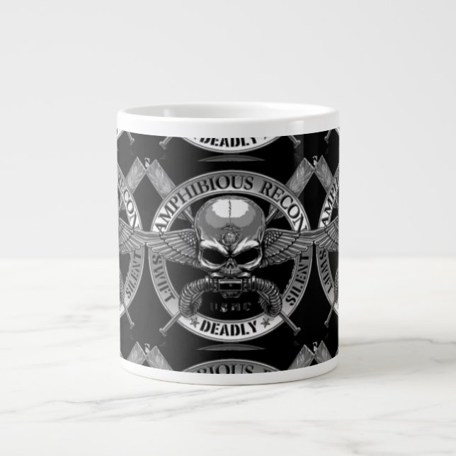 AMPHIBISCHE ÜBERHOLTE ARMEE Jumbo-Tasse (Vorderseite)