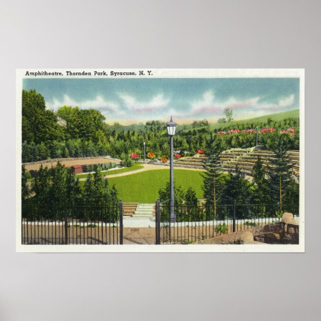 Amphitheater-Ansicht des Thornden Park Poster (Vorne)