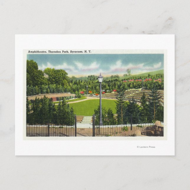 Amphitheater-Ansicht des Thornden Park Postkarte (Vorderseite)