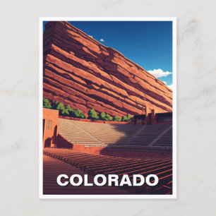 Amphitheater Colorado Rocks Postkarte