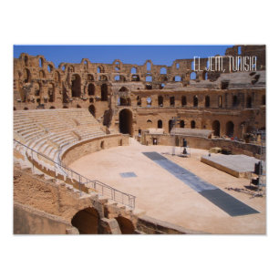 Amphitheater El Jem Colosseum Tunesien Fotodruck