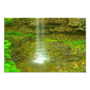 Amphitheater Falls, John Bryan Staat Park, Ohio Fotodruck