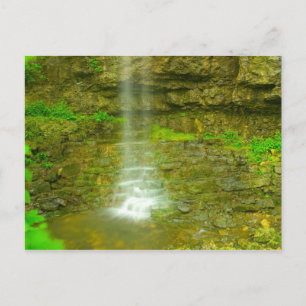 Amphitheater Falls, John Bryan Staat Park, Ohio Postkarte