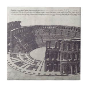 Amphitheater in Verona an der Piazza Bra Fliese