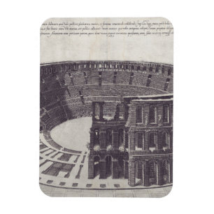 Amphitheater in Verona an der Piazza Bra Magnet