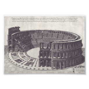 Amphitheater in Verona auf der Piazza Bra Fotodruck