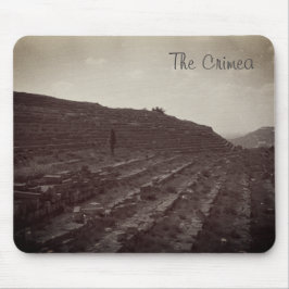 Amphitheater Kalkstein Steinbruch in der Krim-Maus Mousepad