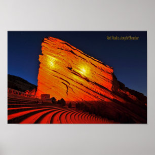 Amphitheater Rocks Poster