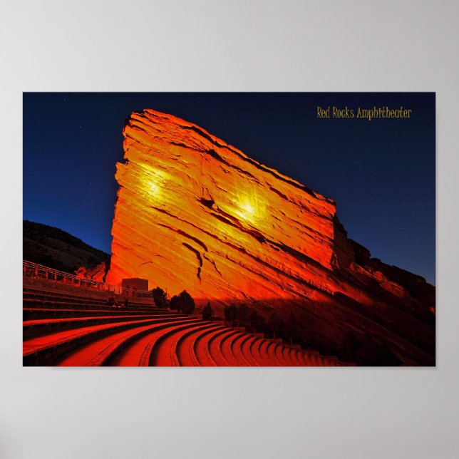 Amphitheater Rocks Poster (Vorne)