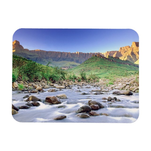 Amphitheater und Tugela in Drakensberg Magnet (Horizontal)