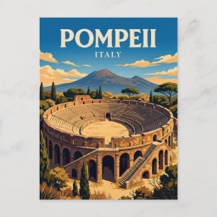 Amphitheater von Pompeji Italien Postkarte