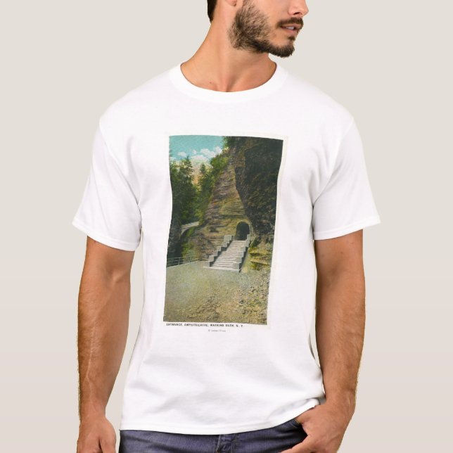 Amphitheatre-Eingangs-Ansicht T-Shirt (Vorderseite)