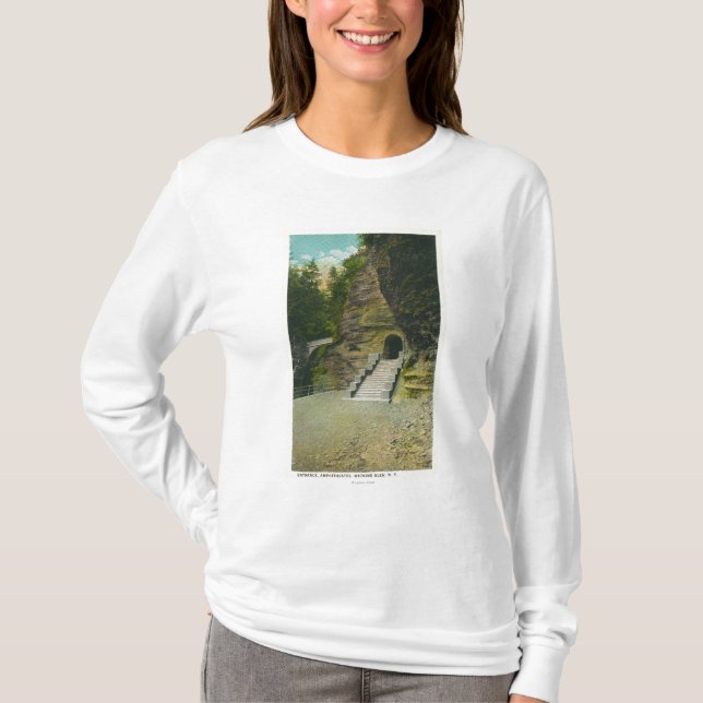 Amphitheatre-Eingangs-Ansicht T-Shirt (Vorderseite)