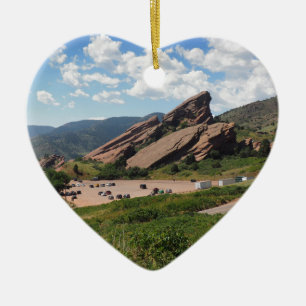 Ampitheater Rote Felsen in Morrison Colorado Keramik Ornament